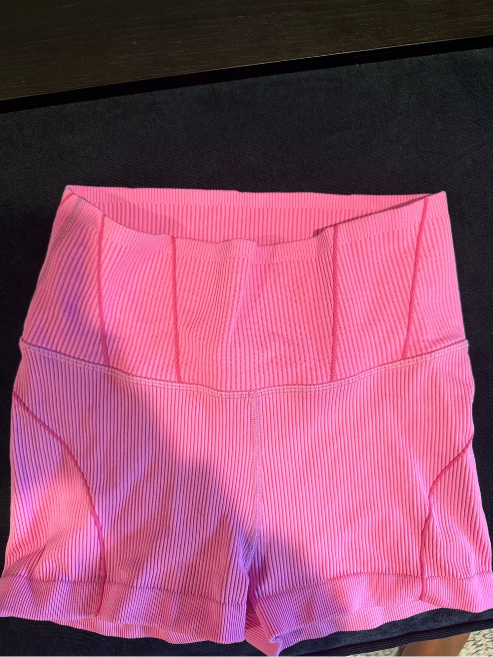 aerie Ribbed Pink biker Shorts